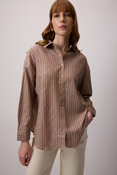 Touché Privé ΠΟΥΚΑΜΙΣΟ ΟΥΤΕΡΑΤΥΠΟ ΜΕ ΠΕΤΡΑ