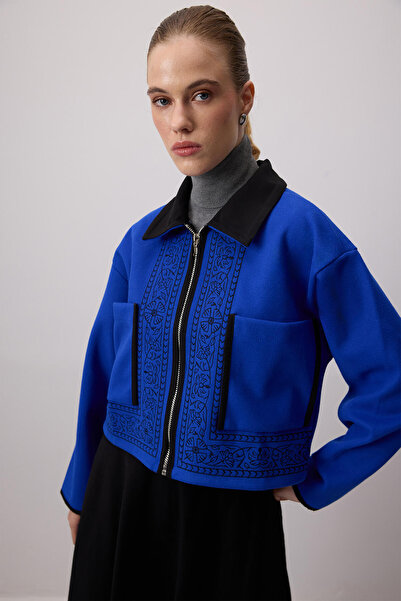 Touché Privé Бродирана кашмирена яке