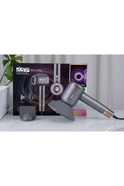 DSP High-Speed BLDC Hair Dryer with 200M Negative Ions, 110K RPM, Multi-Color Lights, Fast Dry, Salo