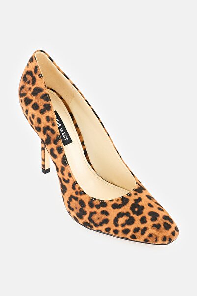 Nine West Women Animal Print Pointed Toe Slip On Pumps, Multicolor