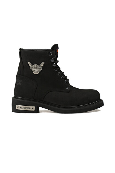 Harley Davidson Black Women's Boots 025G100109-Black-Nubuck