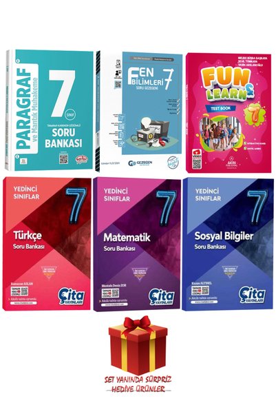 Editör Yayınevi 7. Sınıf Paragraf ve Mantık Muhakeme+Türkçe+Matematik+Sosyal ...