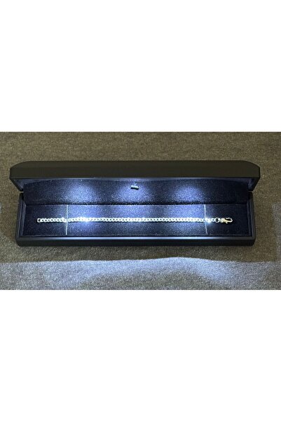 anadolusilver 925 Ayar Gümüş İtalyan Gurmet Model Gümüş Bileklik 3mm (IŞIKLI ...