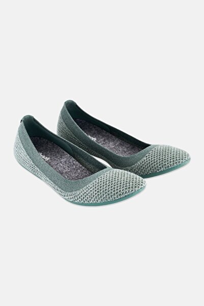 Allbirds حذاء مسطح سهل الارتداء للنساء، أخضر حكيم