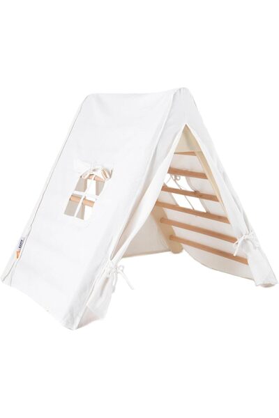 theplayroom غطاء خيمة الأطفال مريح وجيد التهوية | مساحة للعب والراحة - تصميم نافذة، سهل التركيب