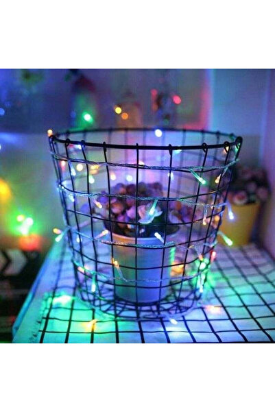Flippy Christmas Lights, Linear, 1 M, Batteries, 10 LED, Multicolor, 2 Light Games, Wire, Interior/Exterior