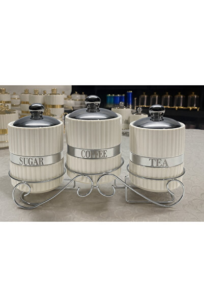 FODİS lüx 3 lü baharatlık gümüş