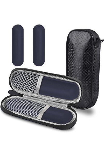 MOSLA حقيبة سفر مبردة للأنسولين مزودة بحزمتي ثلج - حقيبة سفر طبية محمولة لمرض...