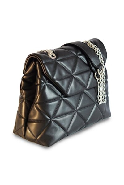 ALLURE - Geanta Dama Belgrade Black 27x21x12cm Piele Ecologica
