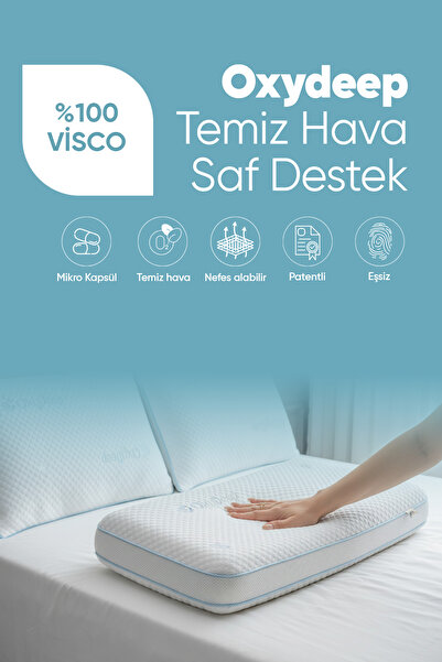 Pillow Market OXYDEEP - Μαξιλάρι κατά της κούρασης - Μαξιλάρι για τη ρύθμιση ...