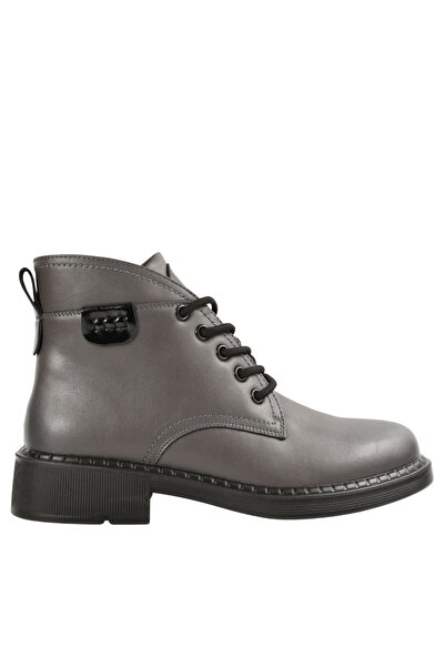 PASS Collection Ghete casual, femei, PASS COLLECTION, M550026B gri, piele 38