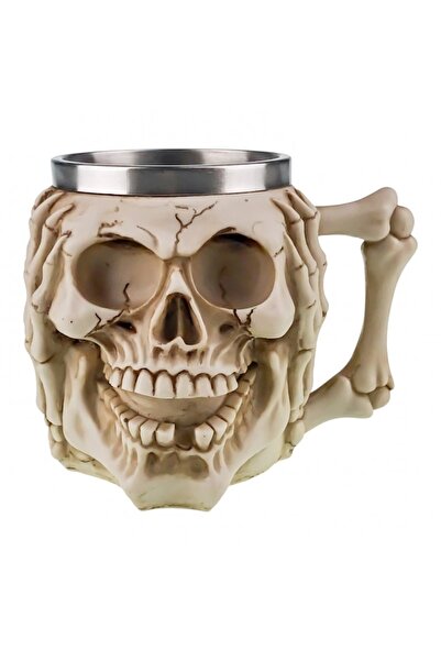 velve Κάνα Πολεμιστής Κρανίος, από ρητίνη, με μεταλλικό εσωτερικό.