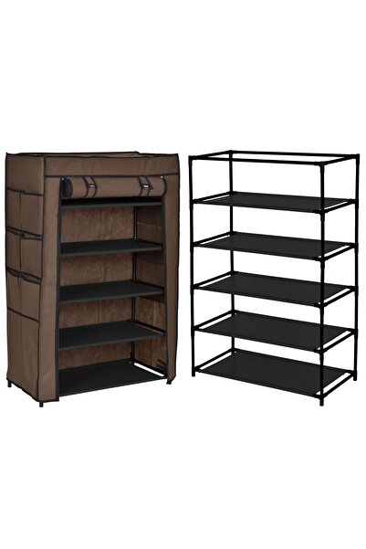 Other Szafka tekstylna na buty Mona ciemny brąz