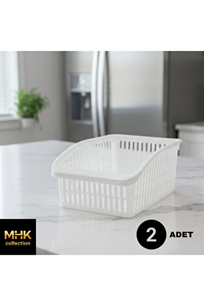 MHK Collection 2 Large Refrigerator Organizer Baskets