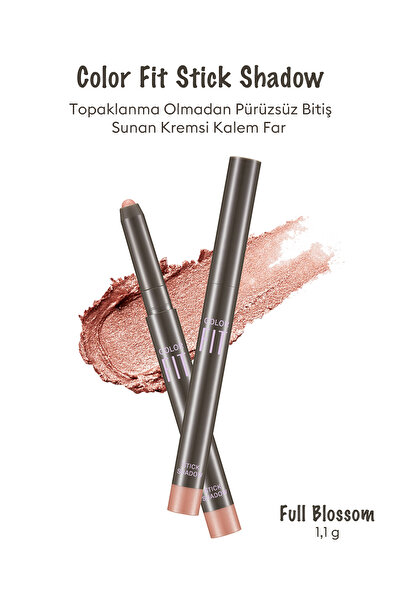 Missha Topaklanma Olmadan Pürüzsüz Bitiş Sunan Kremsi Kalem Far Color Fit Stick Shadow (Full Blossom