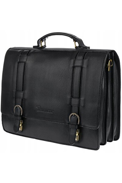 Other Geantă tip servietă bărbătească din piele premium