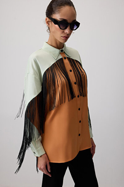 Touché Privé ΣΑΤΕΝ ΠΟΥΚΑΜΙΣΟ ΜΕ ΦΛΑΝΤΣΑ