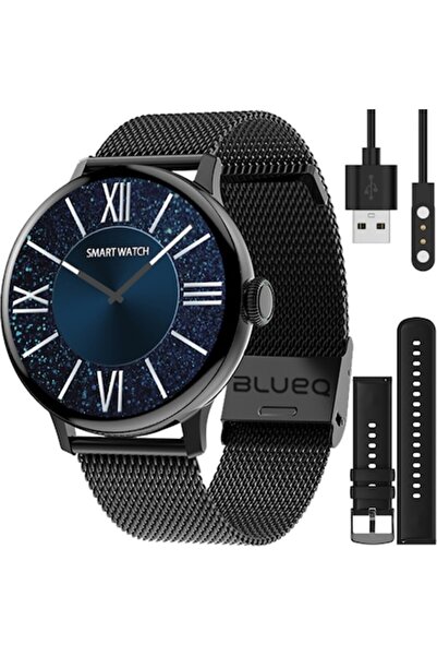 varioshop Ceas inteligent ®, încărcare wireless, apeluri și notificări Bluetooth, monitorizare a ritmului cardiac