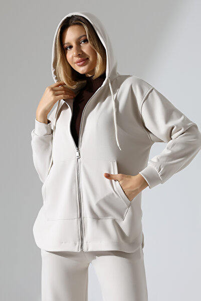 Esberin Kadın Modal Kumaş Premium Fermuarlı Alt-Üst Eşofman Takımı