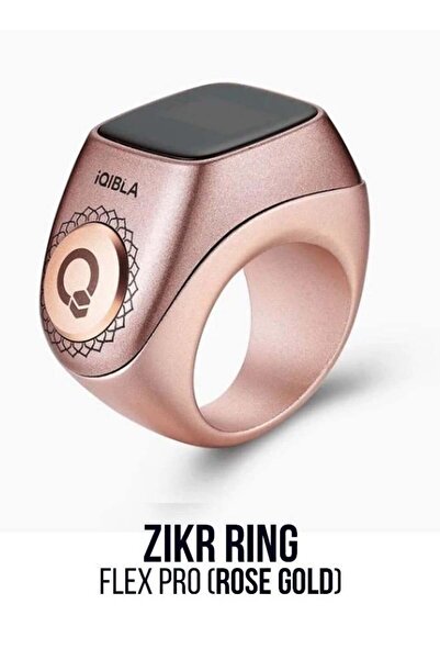 UMEOX Digital Counter Tasbeeh 3 Size Compatible SMART Zikr Metal Ring Rose Gold