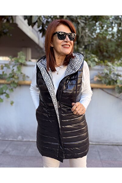 DenizEge Italian Double-Sided Vest Black