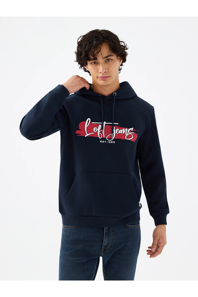 Loft Dark Navy Blue Men's Sweatshirt Lf2041912