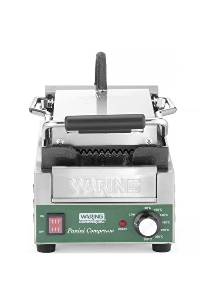 Other Grill kontaktowy ryflowany Panini Compresso Slimline 140 - 300 C 1800 W