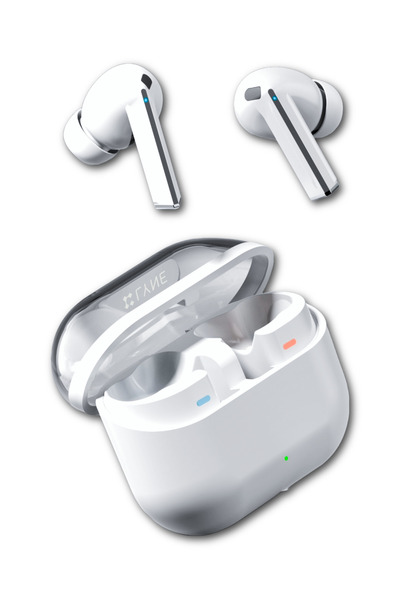 u & i سماعات أذن لاسلكية بتقنية البلوتوث مع وقت تشغيل يصل إلى 50 ساعة، وميكرو...