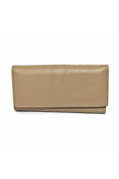 Magrot Women's wallet, made of genuine leather, 158 khaki/beige
