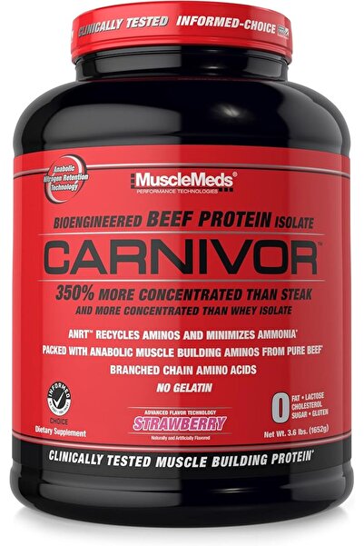 MuscleMeds carnivor mass Strawberry 6lbs