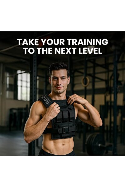 Goat G.O.A.T Weight Vest | 10 kg | Durable | Black