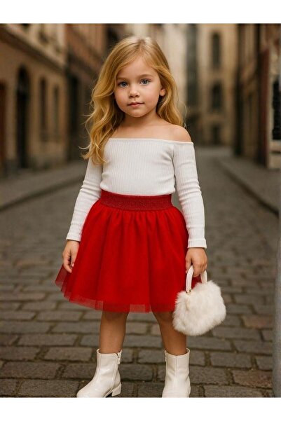 Zekids Girl's Elastic Waist Tutu Skirt