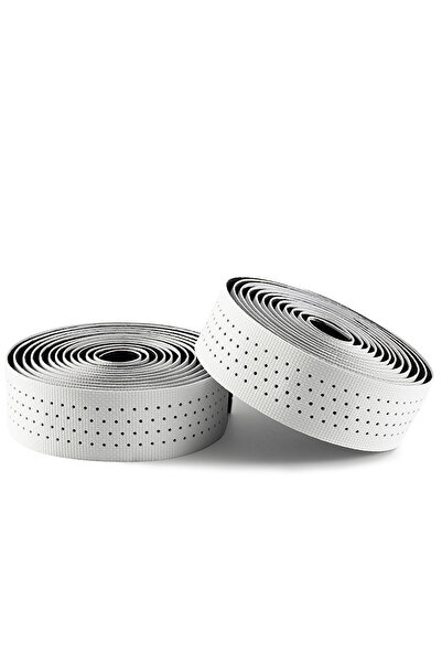 Other Owijka na kierownicę rowerową silikonowa perforowana - biała