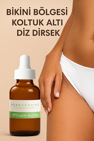 Puredermine %60 Laktik Asit Peeling | Koltuk Altı & Bikini Kararma Karşıtı Ay...