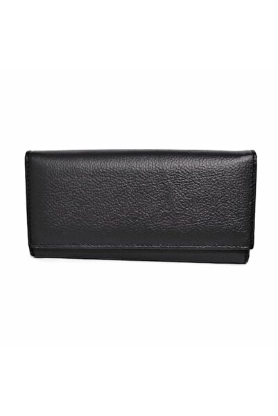 OEM Women's wallet, made of genuine leather, 158 black