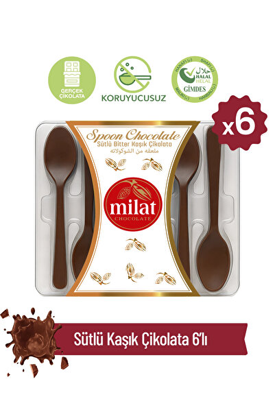 Milat Sütlü Kaşık Çikolata 54 g x 6 Adet