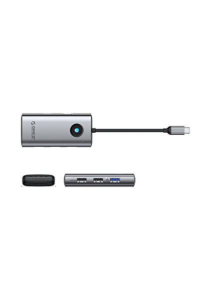 Other Hub PW11-5P rozdzielacz USB-C na USB-A USB-C PD HDMI - szary