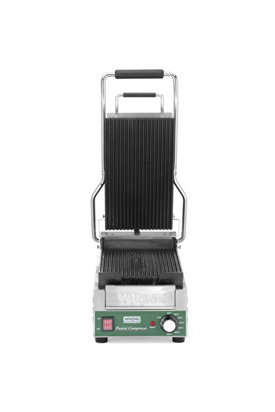 Other Grill kontaktowy ryflowany Panini Compresso Slimline 140 - 300 C 1800 W