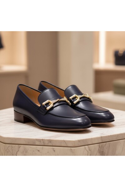 KumaşEvi Metal Buckle / Gold Color with Stones – Shoes, Bags, Belts, Decorative Accessory 7X2 cm