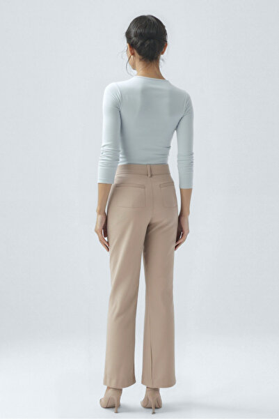 WESTMARK LONDON White Cross Neck Long Sleeve Women's Blouse Caroline