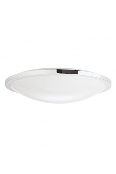 SMARTER Fizz ceiling light, chrome, LED, 35W, 2400 lumens, neutral white 4000K, IP44, D.41 cm