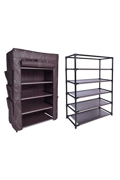 Other Szafka tekstylna na obuwie Vitto - brąz