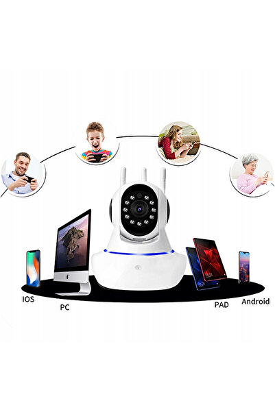 Other Kamera wewnętrzna niania do monitoringu z detekcją ruchu obrotowa Wi-Fi