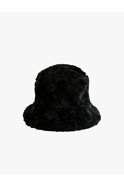 Koton Peluş Bucket Şapka
