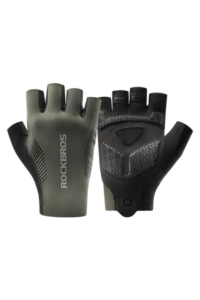 Other Rękawiczki rowerowe krótkie bez palców rozmiar M - zielone