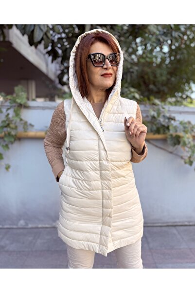 DenizEge Italian Double-Sided Vest Ecru