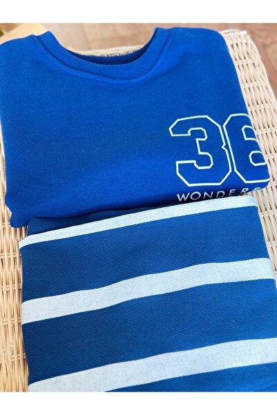 UNICORN Barbosa Sweatshirt Pants Eşortman Stylish 2-Piece Cotton Without Piping Men's Set 100% Cotton Brushed