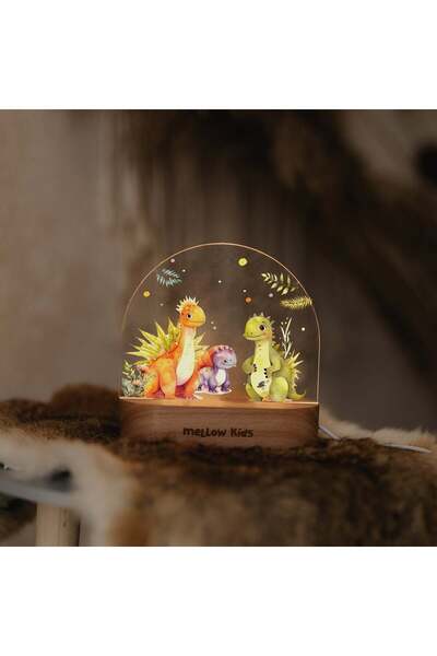 Mellow Kids Lampa de Veghe LED pentru copii - Dino Land
