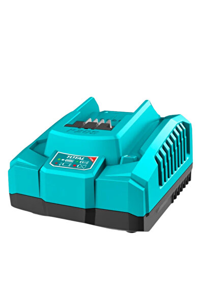 TOTAL Fast charger TFCLI 20411 E, 20 V, 4 A, compatible with Li-Ion batteries 2 Ah / 4 Ah range