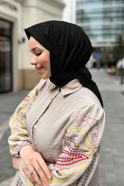 PİRAMİT Cotton Scarf 1030400-911 Black